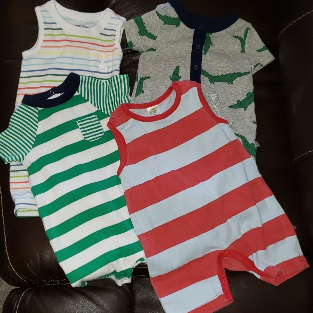 Lot Baby GAP romper one piece Boy Mini Boden 3 6